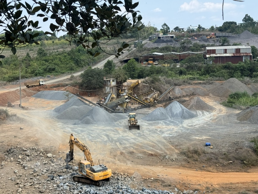 Khai thác chế biến tại mỏ đá KILACO Đắk Nông